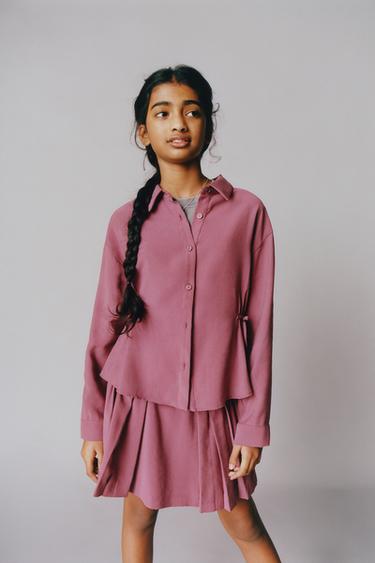 FLOWING BERMUDA SKORT - Raspberry by Zara
