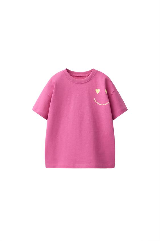 SLOGAN PRINT T-SHIRT - 107 by Zara - Image 0