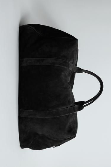 LEATHER TRAVEL BAG LIMITED EDITION - Black by Zara