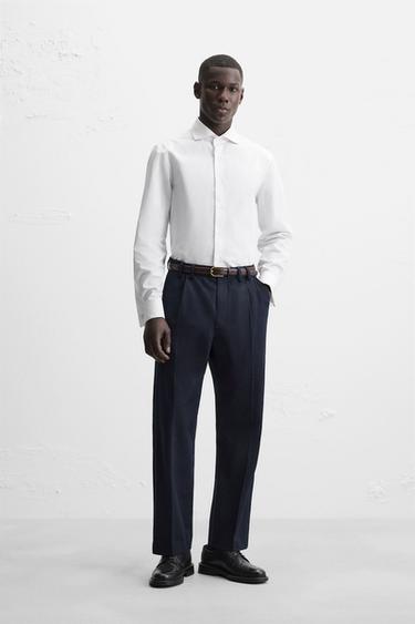 REGULAR FIT CUFFLINK SHIRT - White by Zara - Image 0