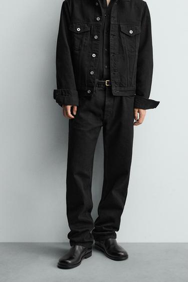 LIMITED EDITION STRAIGHT-LEG JEANS - Black by Zara