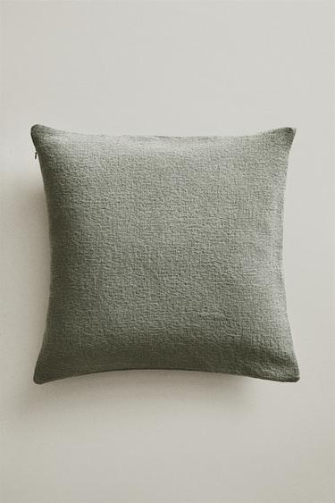 TEXTURED CUSHION COVER - Blue by Zara