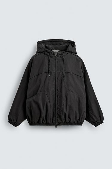 QUILTED TECHNICAL JACKET - Black by Zara