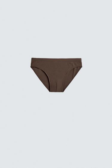 SWIM BRIEFS - Brown by Zara