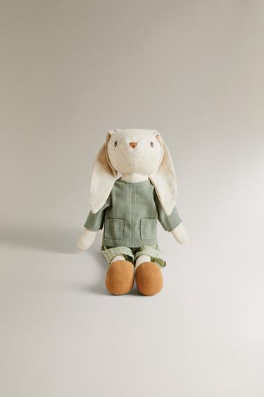 CHILDREN’S BUNNY SOFT TOY - Multicoloured by Zara - Image 0