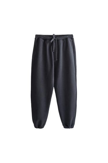PLUSH TROUSERS - Navy blue by Zara