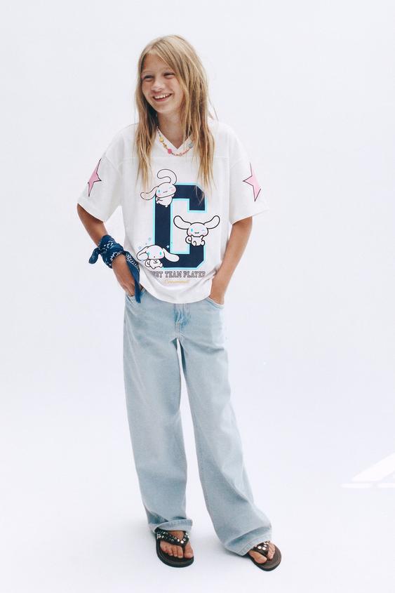 VARSITY CINNAMOROLL © SANRIO T-SHIRT - White by Zara - Image 0