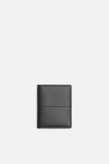 NAPPA LEATHER CARD HOLDER - Black by Zara