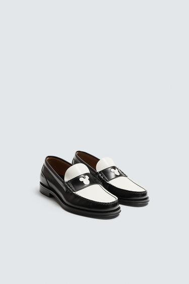 LEATHER PENNY LOAFERS HARRY LAMBERT FOR ZARA X DISNEY - Multicoloured by Zara