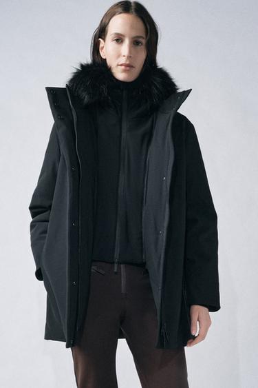 WATER-REPELLENT DOWN PUFFER JACKET ZW COLLECTION - Black by Zara