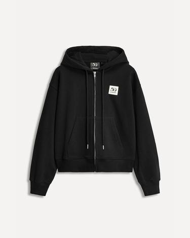 50TH ANNIVERSARY PATCH HOODIE - Black by Zara