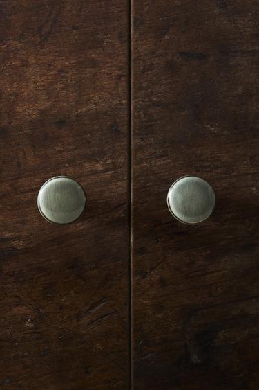 PACK OF CRACKLED CERAMIC DOOR KNOBS - GREENISH by Zara