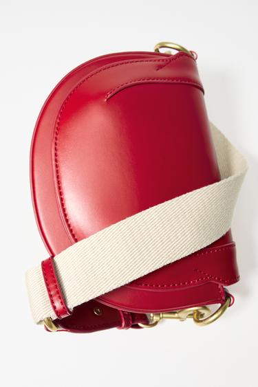 CONTRAST TOPSTITCH CROSSBODY BAG - Red by Zara
