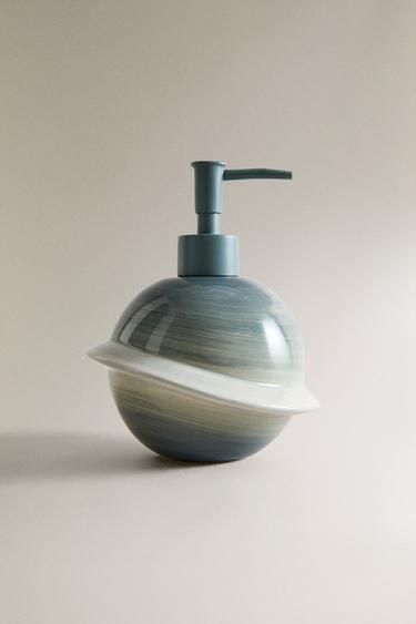 CHILDREN'S PLANET SOAP DISPENSER - Grey / Blue by Zara - Image 0