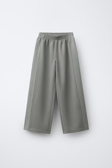 MODAL RIBBED CULOTTES - Grey by Zara