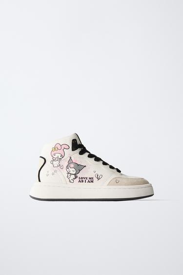 KUROMI © SANRIO BASKETBALL TRAINERS - White by Zara