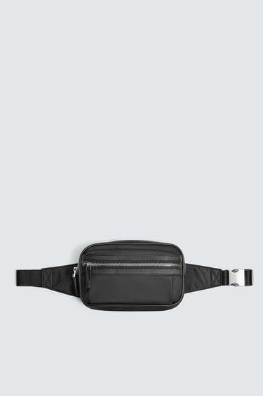 TECHNICAL FABRIC BELT BAG - Black by Zara