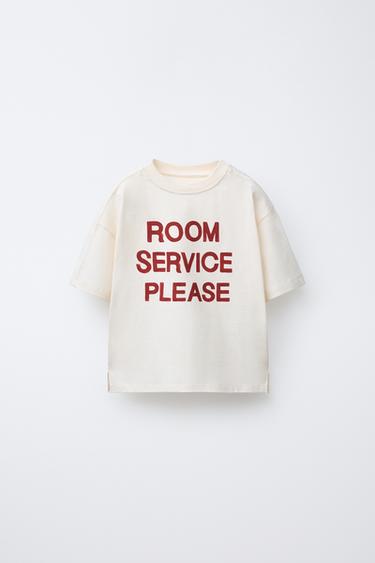 HÔTEL MAGIQUE © X ZARA PRINTED T-SHIRT - Ecru by Zara - Image 0
