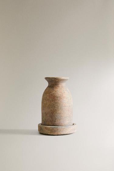 CERAMIC INCENSE SNUFFER - Brick by Zara - Image 0