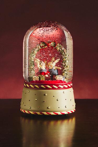 CHRISTMAS SNOW GLOBE WITH SPEAKER - Multicoloured by Zara