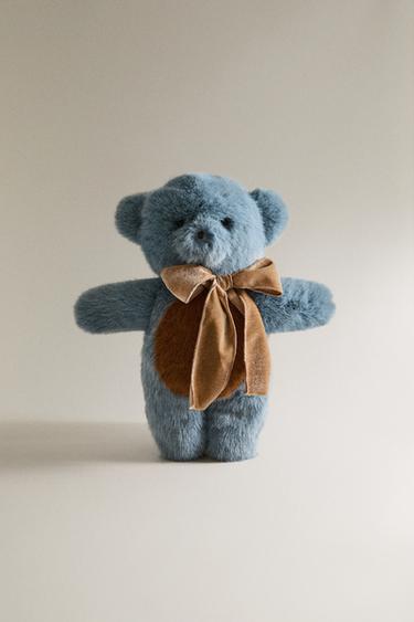 KIDS' X THE ANIMALS OBSERVATORY TEDDY SOFT TOY - Blue by Zara