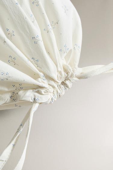 CHILDREN'S FLORAL LAUNDRY BAG - Butter by Zara