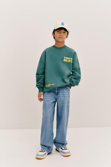 RELAXED BAGGY JEANS - Light blue by Zara