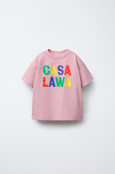 CASA LAWA © X ZARA KIDS PRINTED T-SHIRT - Pink by Zara - Image 0
