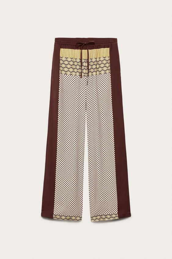 LIMITED EDITION PRINTED FLOWING TROUSERS - Printed by Zara - Image 0