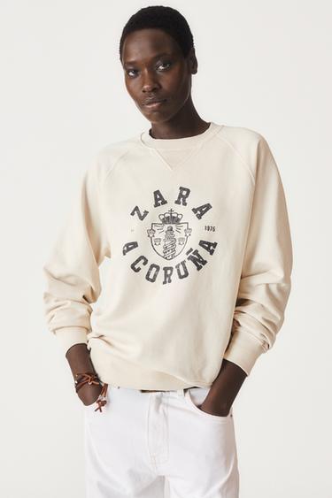 VARSITY 50TH ANNIVERSARY SWEATSHIRT - Oyster-white by Zara