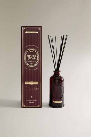 (490 ML) GINGERBREAD REED DIFFUSER - Red by Zara