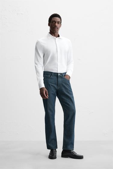 REGULAR FIT SHIRT - White by Zara - Image 0