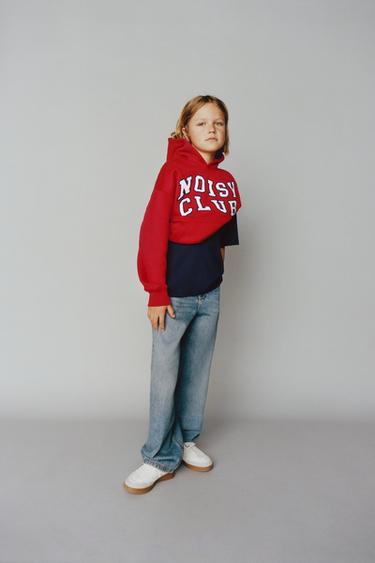 VARSITY HOODIE - Red by Zara