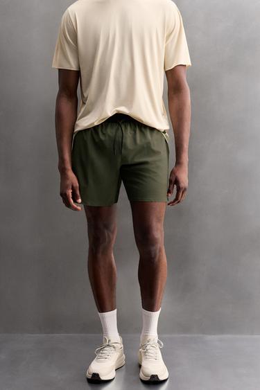 BASIC TRAINING SHORTS - Khaki by Zara