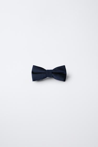 PLAIN BOW TIE - Blue by Zara