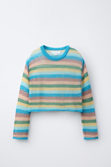 STRIPED RED JUMPER - Stripes by Zara