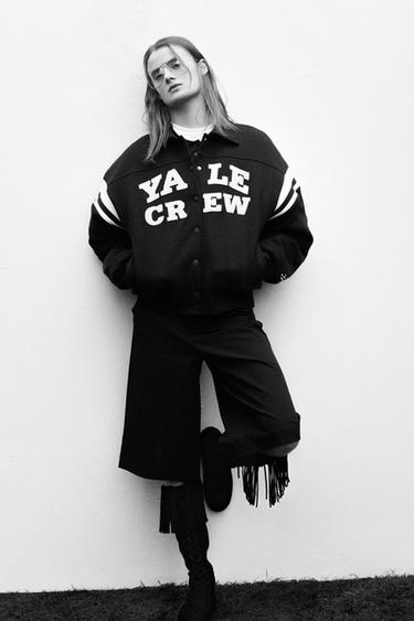 YALE™ QUILTED JACKET - Navy blue by Zara - Image 0