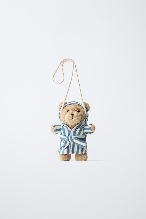 TEDDY BEAR ROBE BAG - Ecru White by Zara - Image 0