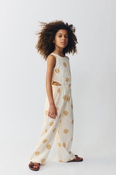 CUT-OUT JUMPSUIT - Ecru by Zara