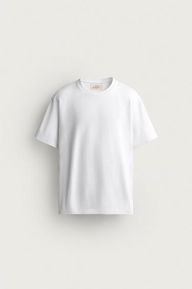HEAVYWEIGHT SHORT SLEEVE T-SHIRT - White by Zara