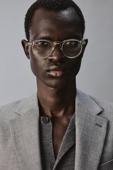 SLIM FIT TEXTURED SUIT -  by Zara