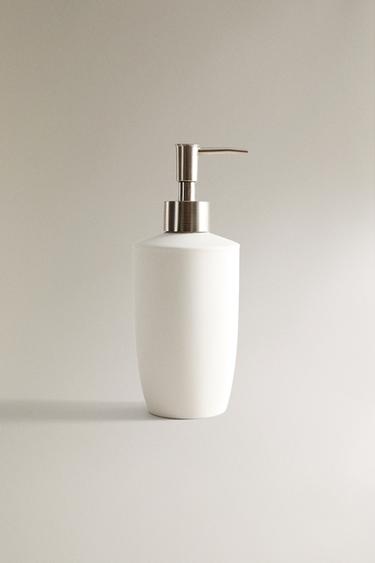 CERAMIC SOAP DISPENSER - White by Zara
