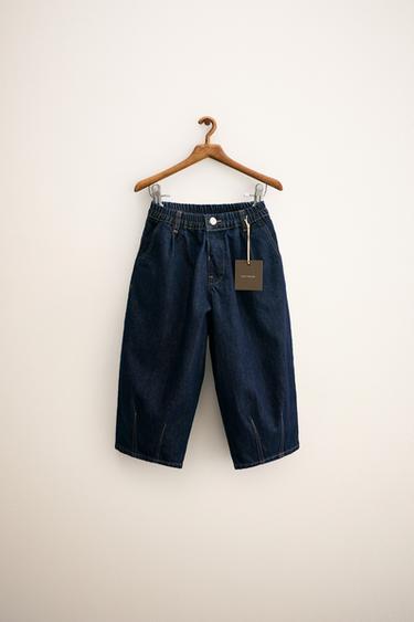 ZARA TIMELESS - BALLOON JEANS WITH PLEATS - Blue by Zara