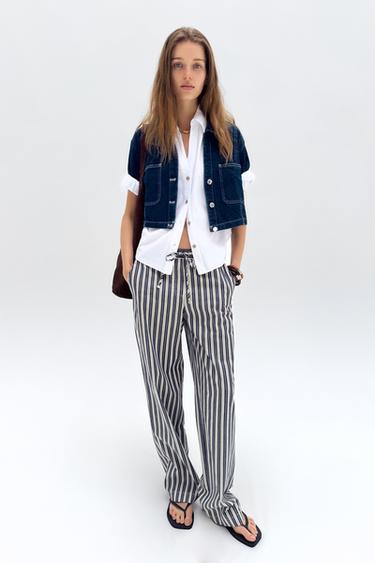 Z1975 SHORT DENIM SHIRT - Blue by Zara