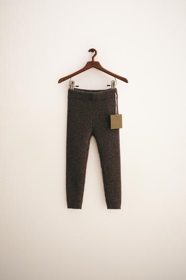 ZARA TIMELESS - 100% CASHMERE LEGGINGS - Brown marl by Zara - Image 0