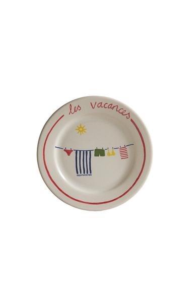 SUMMER DESSERT PLATE | DIEGO NINE - Red by Zara