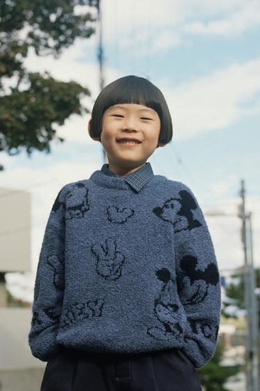 MICKEY MOUSE © DISNEY KNIT JUMPER - Blue by Zara