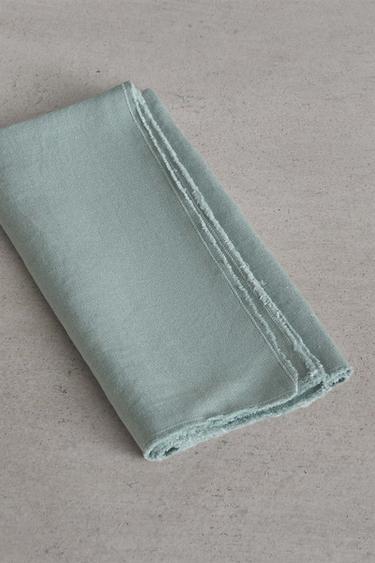 NAPKIN 01 - Mid-blue by Zara