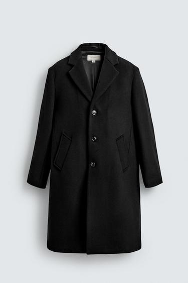 MANTECO® WOOL BLEND COAT - Black by Zara