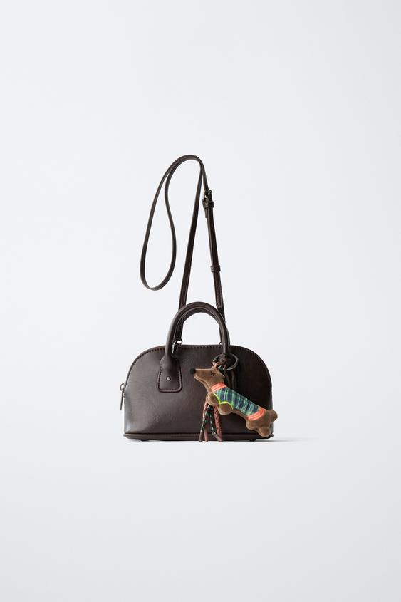 CHARM CROSSBODY BAG - Brown by Zara - Image 0